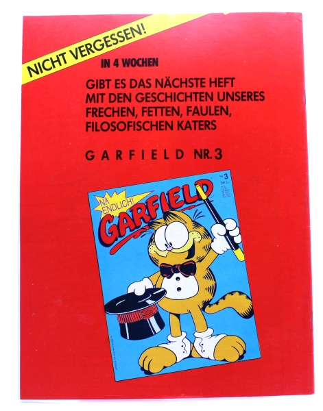 Garfield Comic Magazin Nr. 2 (1987): Schadenfreude von Bavaria Comic Verlag